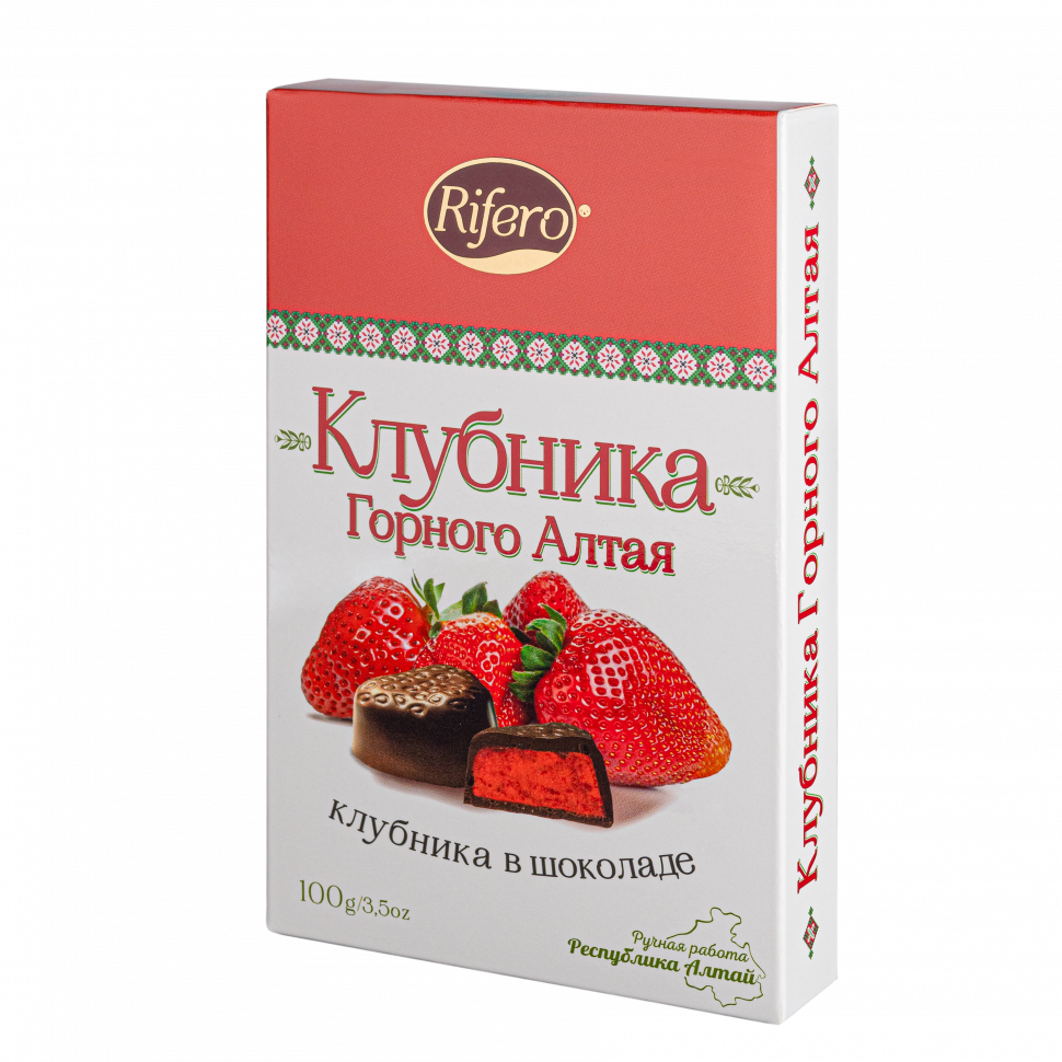 Риф и ко Конфеты "КЛУБНИКА Горного Алтая" 100г        в Усть-илимске