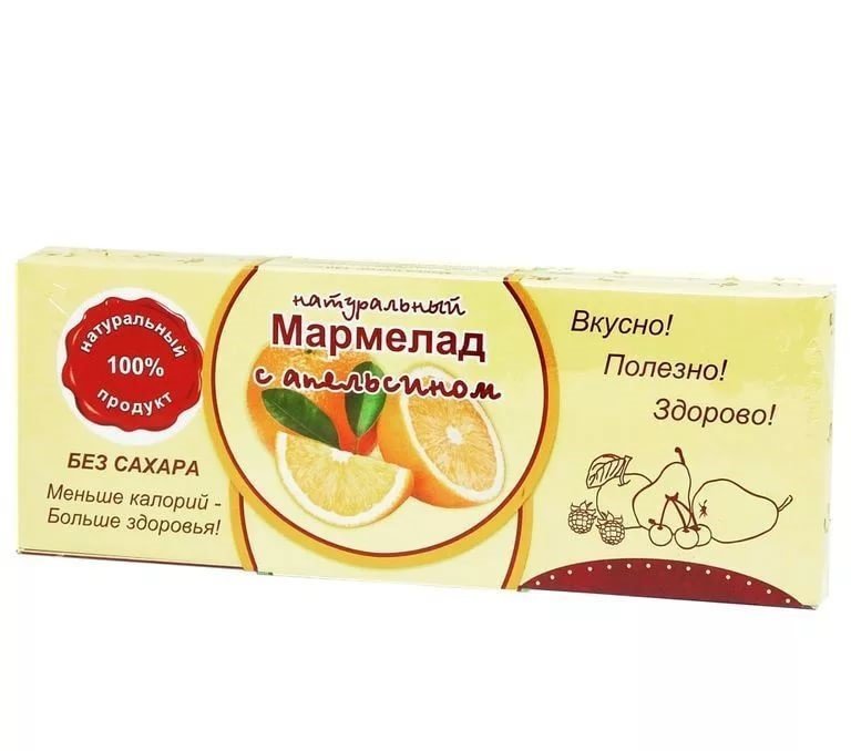  Мармелад натуральный "Апельсин" 140г в Усть-илимске