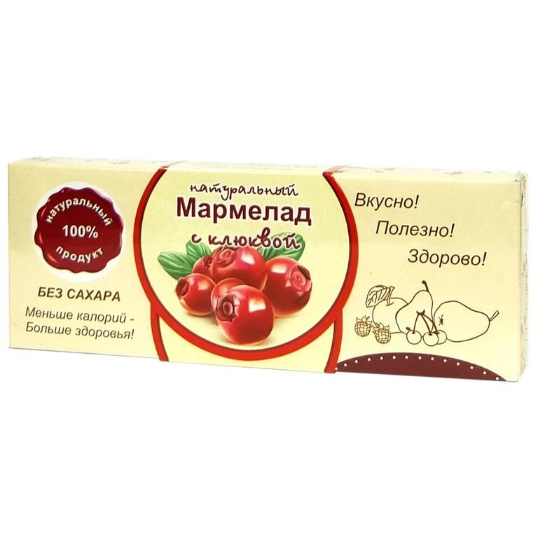 Мармелад натуральный "Клюква" 140г в Усть-илимске