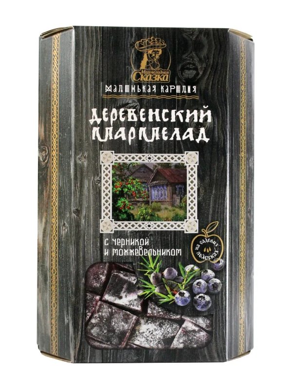 №2 Мармелад деревенский "С черникой и можжевельником" 300г в Усть-илимске